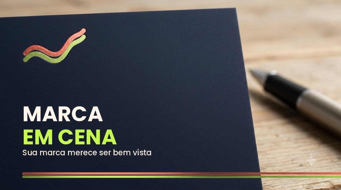 Cartão de visita personalizado Marca em Cena