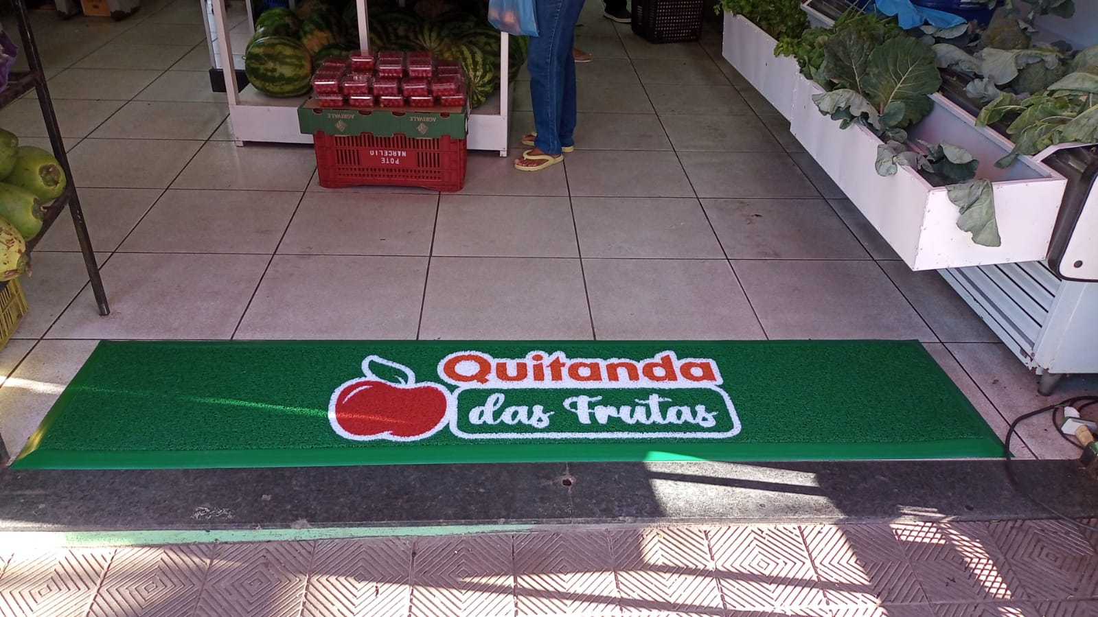Tapete personalizado Quitanda das Frutas