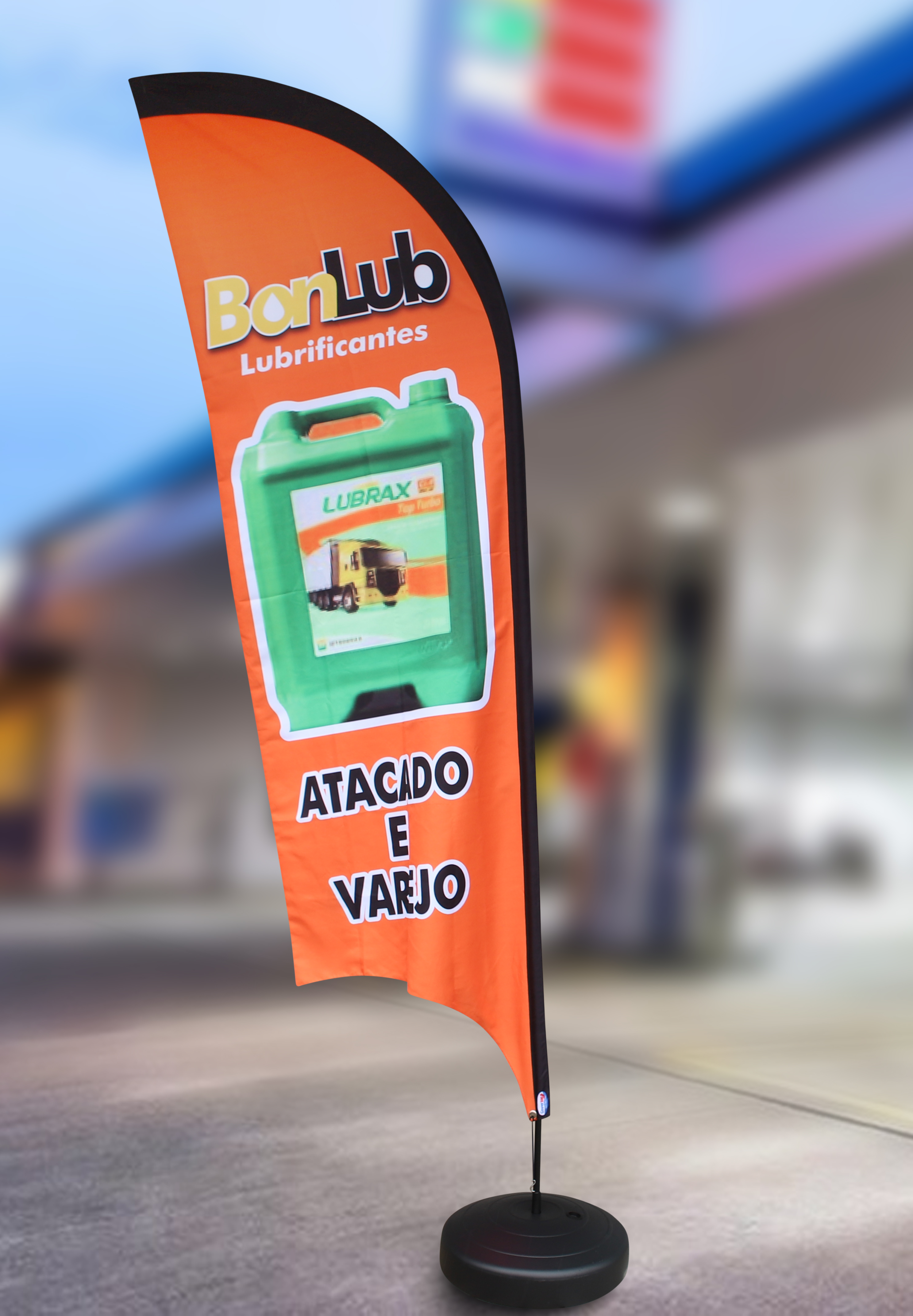 Windbanner personalizado BonLub Lubrificantes